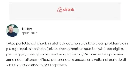 Cittadella Recensione Airbnb